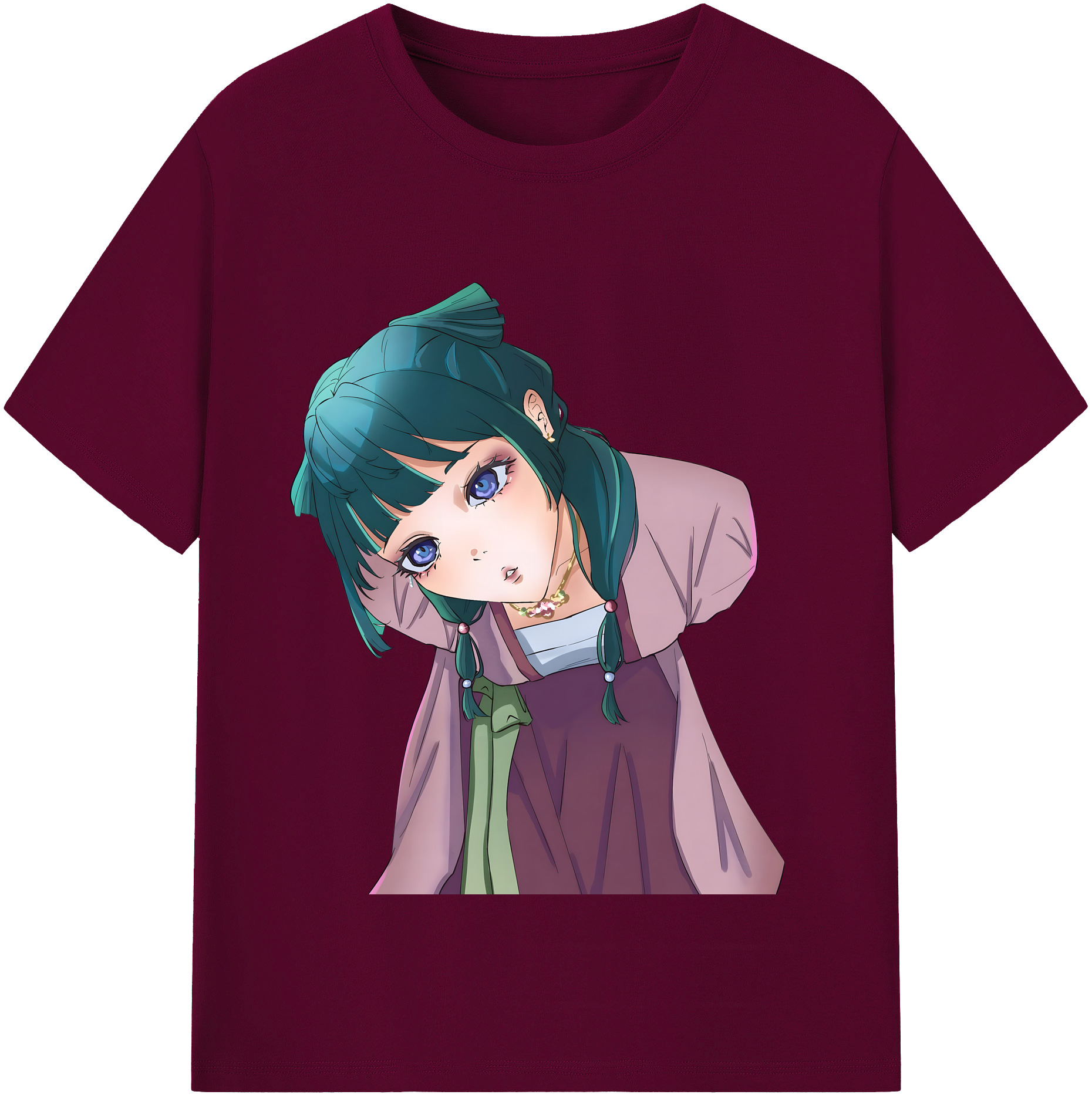 （画像用） 薬屋のひとりごと The Apothecary Diaries レディースカジュアルプリントTシャツ（綿100％）